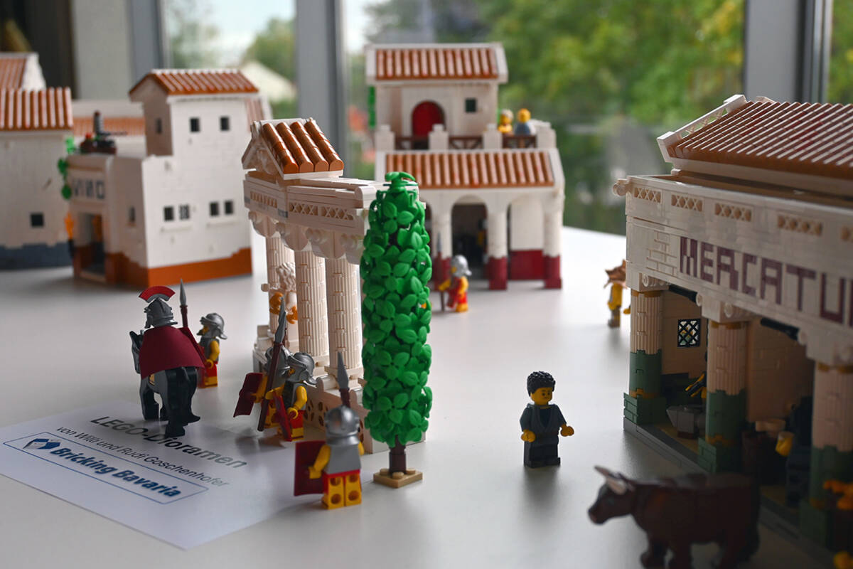 Mit von der Partie waren auch Mitglieder des Vereins Bricking Bavaria mit faszinierenden Legomodellen.
