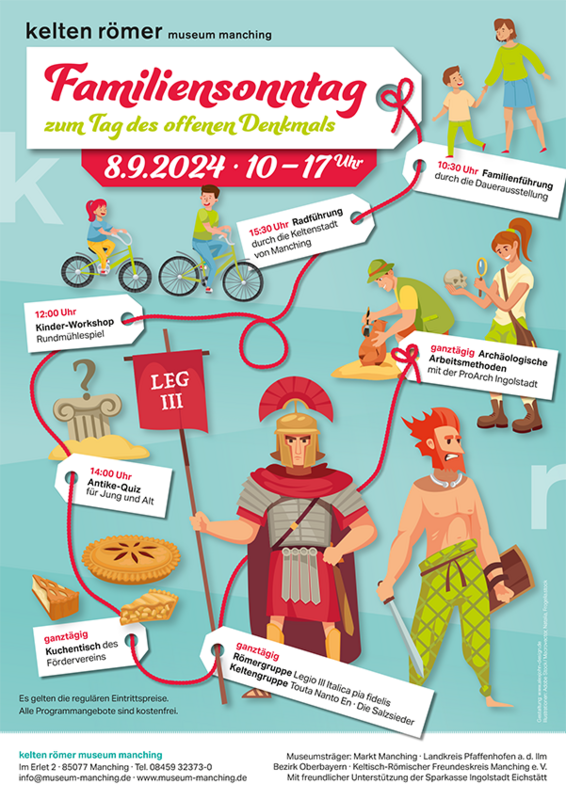 Webflyer für den Familiensonntag zum Tag des offenen Denkmals 2024.