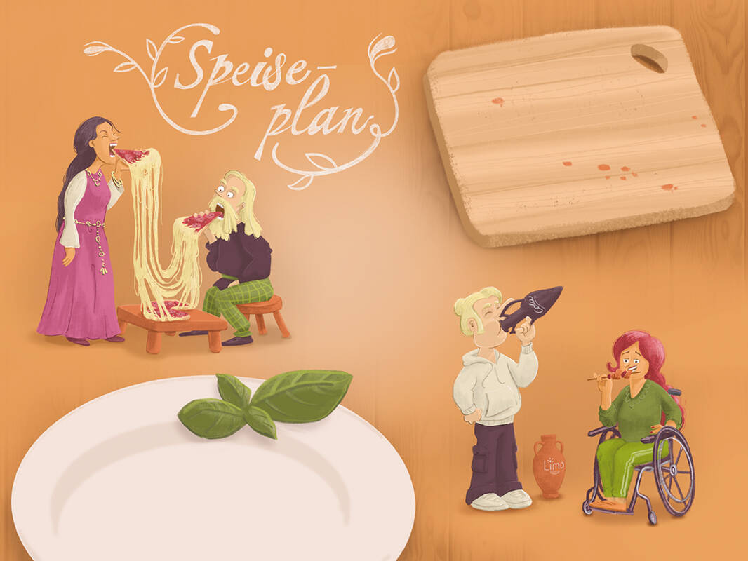 Was kam bei den Kelten auf den Tisch? Und wie ernähren wir uns heute?