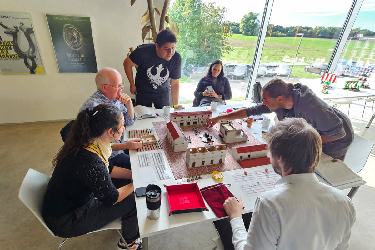 Das Tabletop-Spiel »Gangs of Rome«.