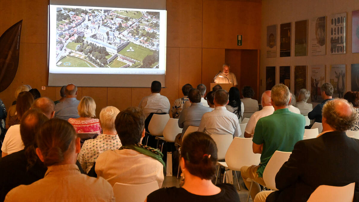 Stephan Fichtl von der Universität Strasbourg erläuterte die Bedeutung von Ferdinand Maier für die deutsch-französische Zusammenarbeit.