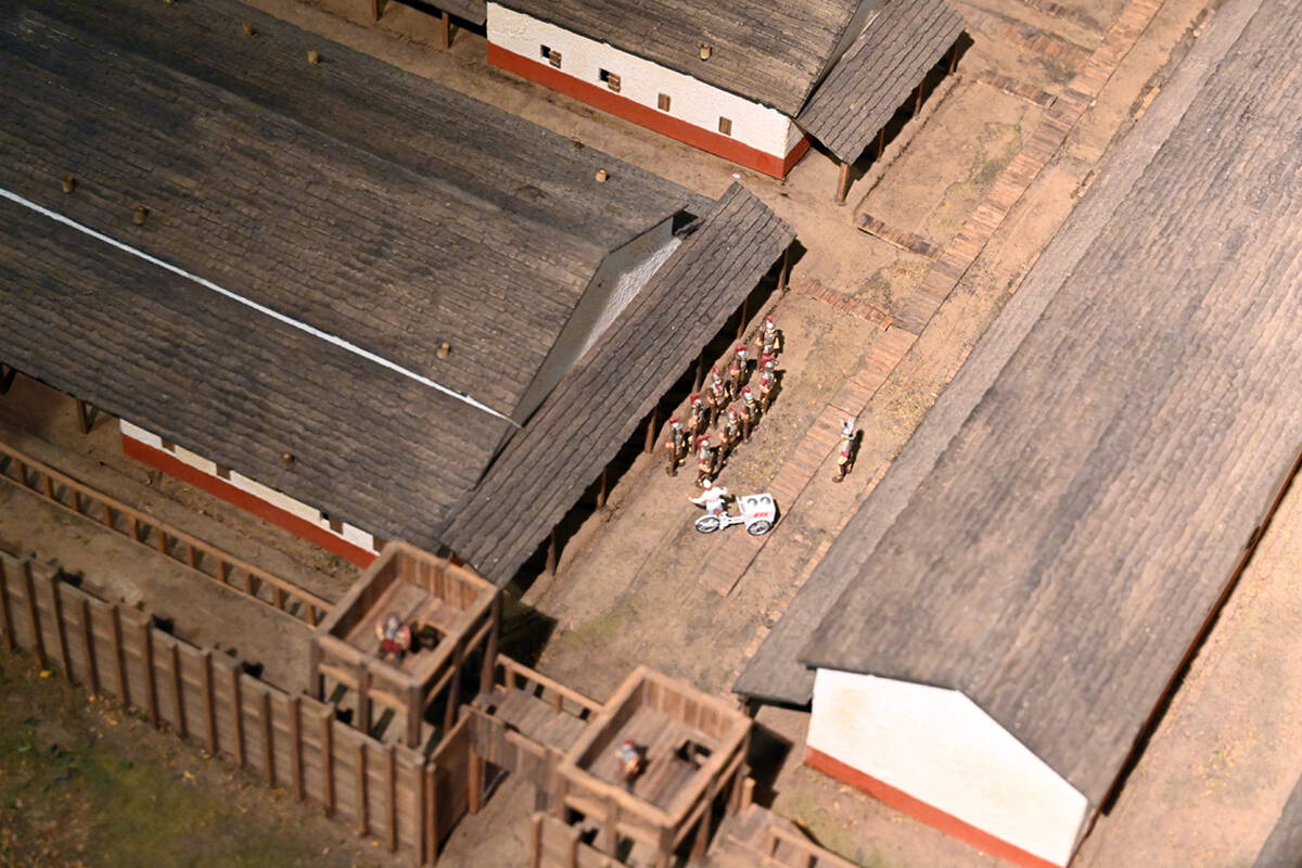 Gelato für die römischen Soldaten: Diese Figur stammt schon aus einer Kinderaktion im Corona-Jahr 2020.