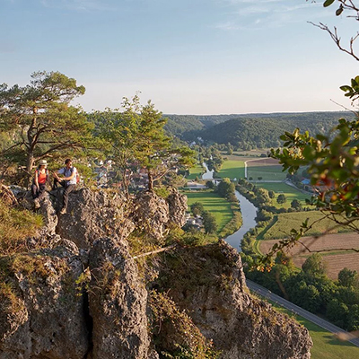 Der Altmühltal-Panoramaweg bietet Wandererlebnisse in mediterran anmutenden Landschaften.