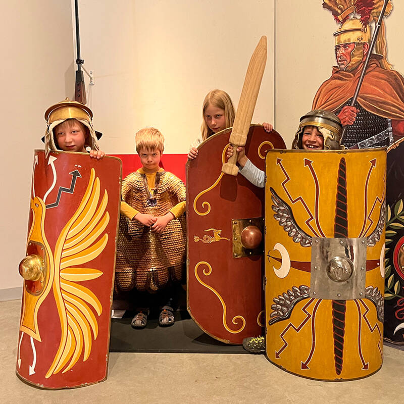 Anfassen und Ausprobieren waren in der Erlebnisausstellung ausdrücklich erwünscht!