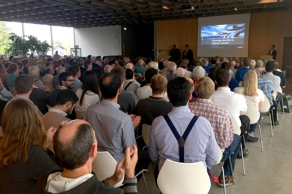 Luftfahrtforum am 21.09.2019 im Museumsfoyer, organisiert von Airbus.