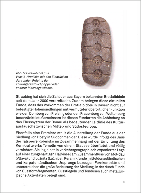 Innenseite des Begleitheftes zur Sonderausstellung »Aenigma«.
