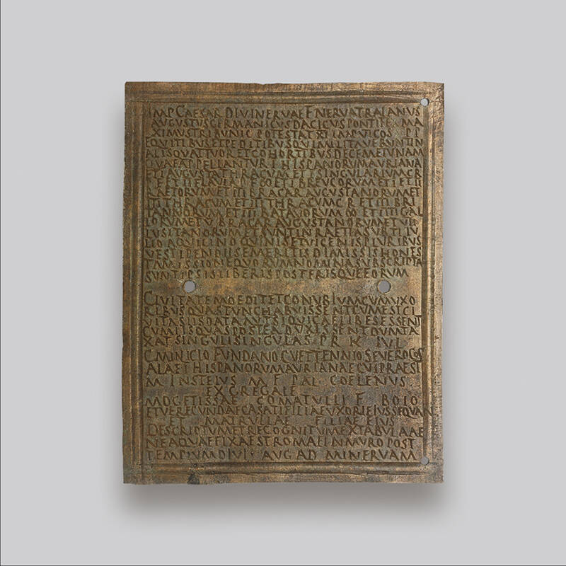 Römisches Militärdiplom aus Biriciana-Weißenburg