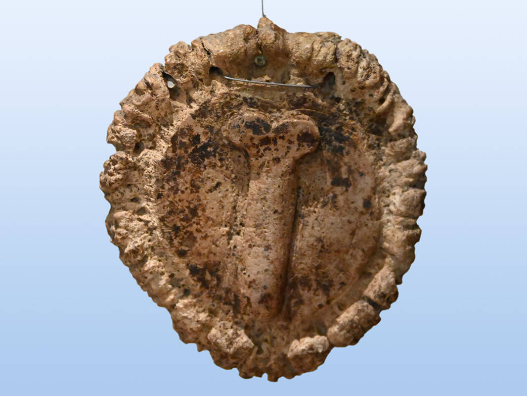 Römisches Amulett mit Phallus aus Oberstimm.