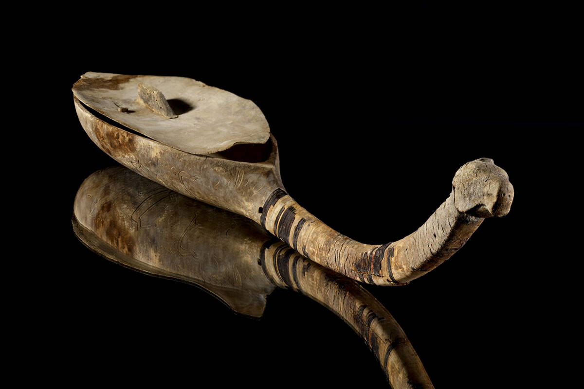 Pferdekopfharfe aus Zargalant.