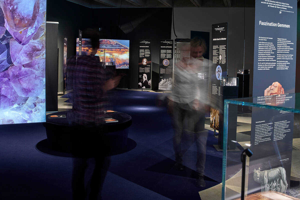 Ein Blick in die Sonderausstellung »Kunst in Miniatur«.