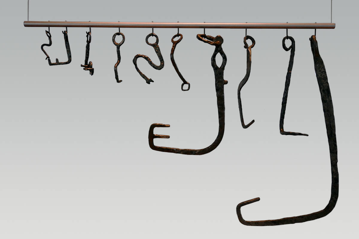 Eisenzeitliche Schlüssel aus der Keltenstadt von Manching.