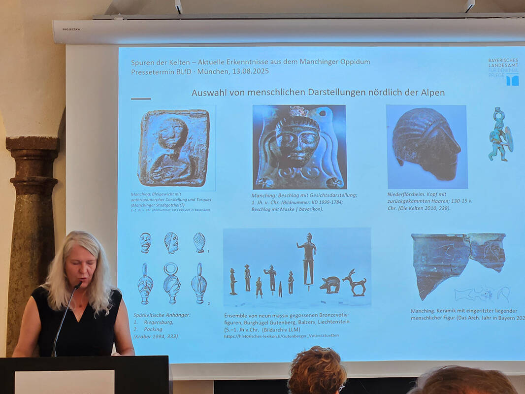 Landesarchäologin Dr. Stefanie Berg ordnete die Kriegerstatuette in den kulturhistorischen Kontext ein.