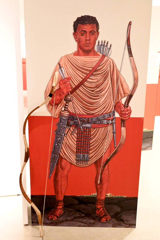 Illustration eines syrischen Bogenschützen