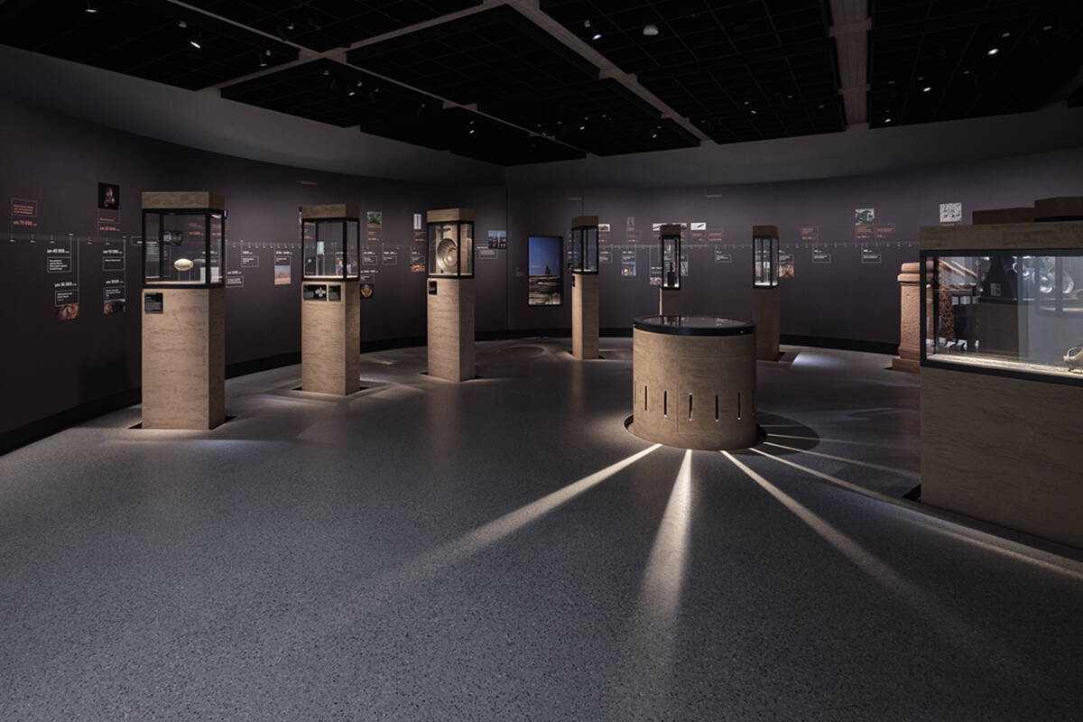 Blick in die Abteilung Zeit und Kosmos.